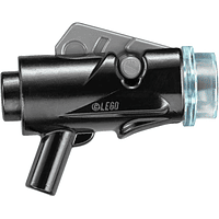 Blaster negro con gatillo celeste