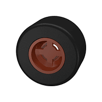 Rueda de 8 mm de diámetro x 9 mm 