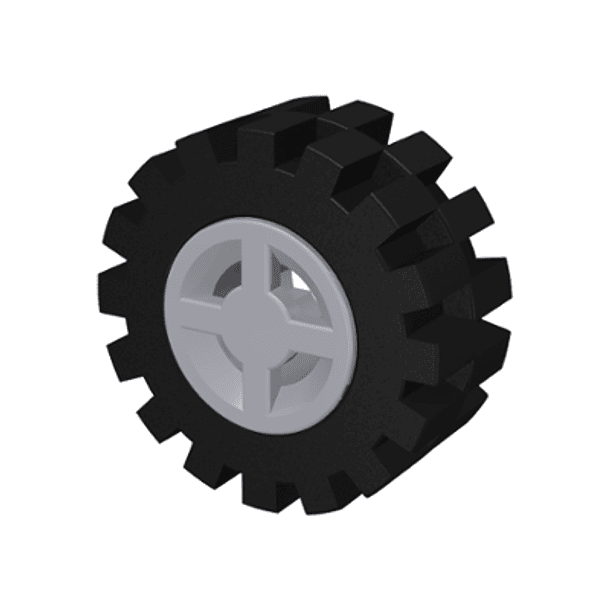 Rueda de 8 mm de diámetro x 6 mm