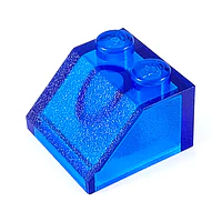 Brick Pendiente 45 2 x 2 Azul oscuro traslucido