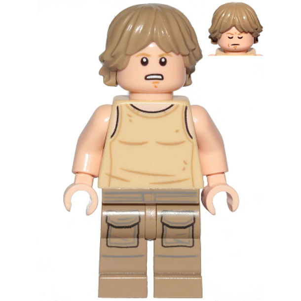 Luke Skywalker (Dagobah, camiseta sin mangas color canela)