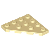 Placa, Cuña esquina cortada de 4 x 4