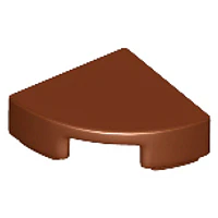 Tile, redonda 1x1 Brown