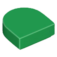 Tile, redonda de 1 x 1, semicírculo extendido