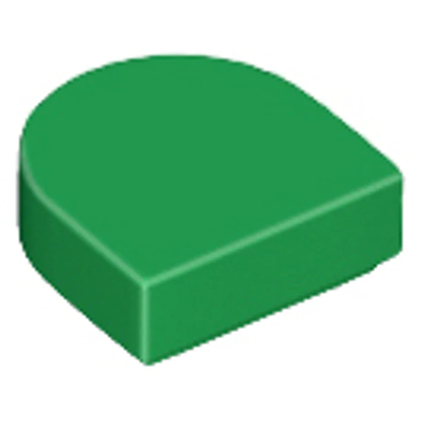 Tile, redonda de 1 x 1, semicírculo extendido