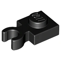 Placa modificada 1 x 1 con clip O abierto grueso (agarre vertical)