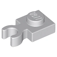 Placa modificada 1 x 1 con clip O abierto grueso (agarre vertical)