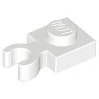 Placa modificada 1 x 1 con clip O abierto grueso (agarre vertical)