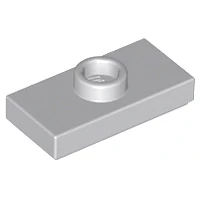 Placa modificada de 1 x 2 con 1 espárrago con ranura y soporte inferior para espárrago (puente)