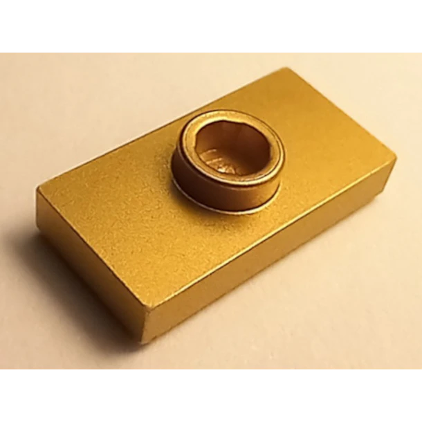 Placa modificada de 1 x 2 con 1 espárrago con ranura y soporte inferior para espárrago (puente)