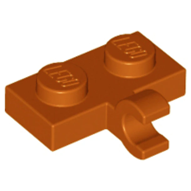 Placa modificada 1 x 2 con clip en el lateral (agarre horizontal) 5