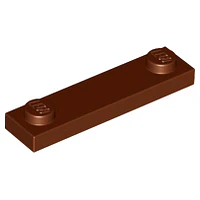 Placa modificada de 1 x 4 con 2 espárragos sin ranura