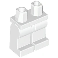 Minifigura, Piernas Blanco