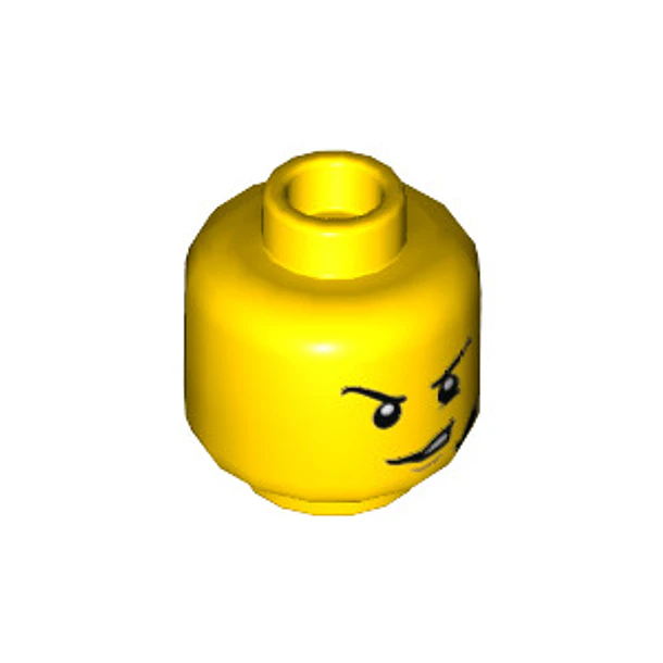  Cabeza de criminal LEGO con auriculares