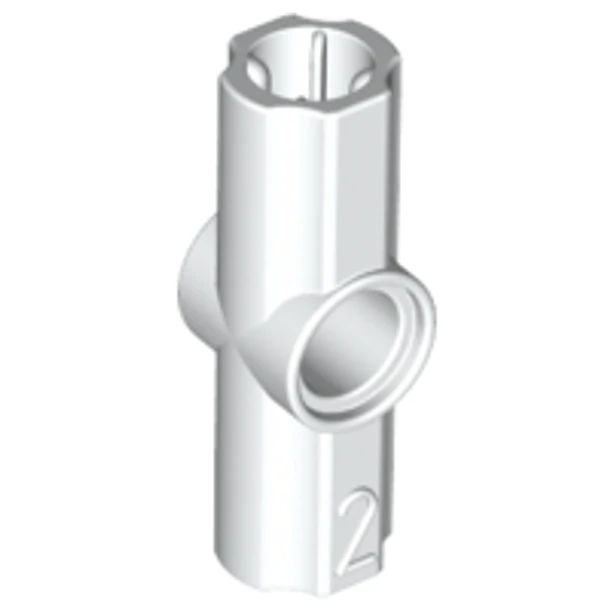Conector de eje y pasador Technic en ángulo n.° 2 - 180 grados