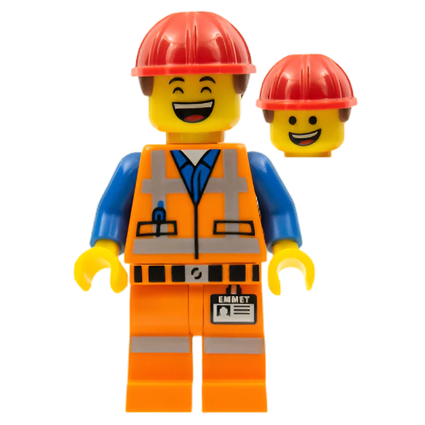 Emmet con Casco - The LEGO Movie  1