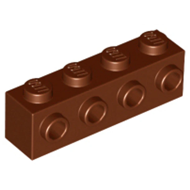 Brick, modificado de 1 x 4 con montantes en el lateral 8