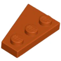 Cuña, placa 3 x 2 derecha