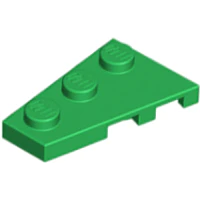 Cuña, placa 3 x 2 izquierda