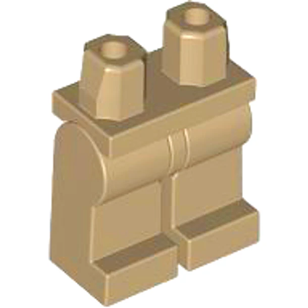 Minifigura, Piernas Dark Tan