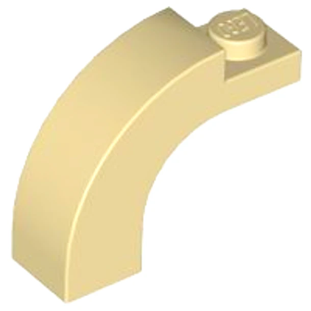 Arco 1 x 3 x 2 parte superior curva