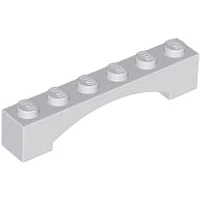 Arco 1 x 6 Arco elevado Gris claro