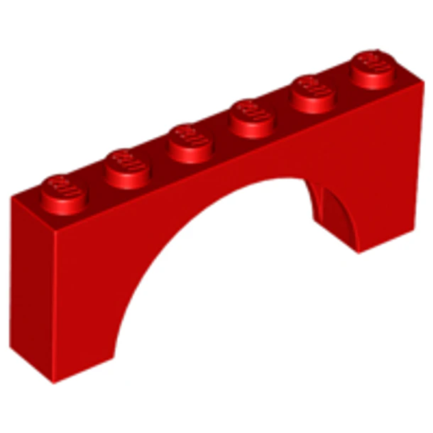 Arco de 1 x 6 x 2 - Tapa gruesa con base reforzada