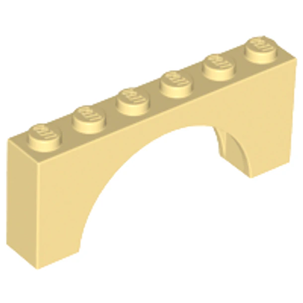 Arco de 1 x 6 x 2 - Tapa gruesa con base reforzada