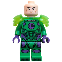 Lex Luthor - Armadura verde brillante, hombreras