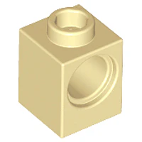 Ladrillo Technic 1 x 1 con agujero