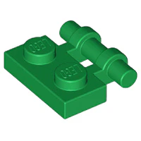 Placa modificada de 1 x 2 con asa lateral - Extremos libres