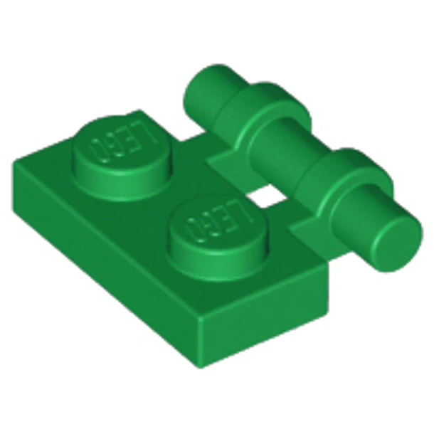 Placa modificada de 1 x 2 con asa lateral - Extremos libres