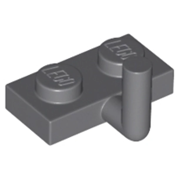 Placa modificada 1 x 2 con brazo de barra hacia arriba (brazo horizontal de 5 mm)
