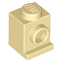 Ladrillo modificado 1 x 1 con faro