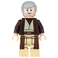 Obi-Wan Kenobi - Abrigo viejo con capucha de color marrón oscuro