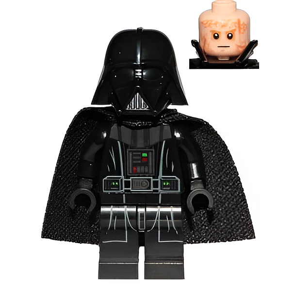 Darth Vader (Cabeza color turrón claro, brazos lisos)