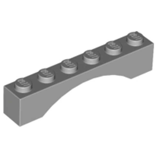 Arco 1 x 6 Arco  Gris 