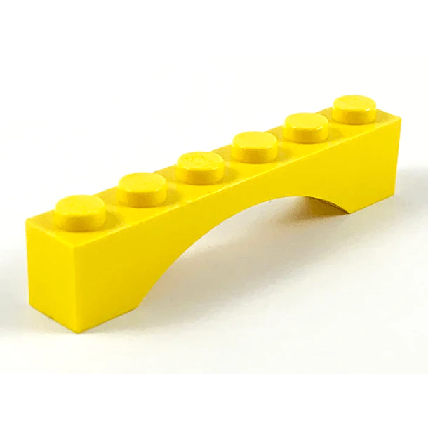 Arco 1 x 6 color amarillo