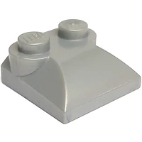 Pendiente curva de 2 x 2 x 2/3 con 2 montantes y lados curvos