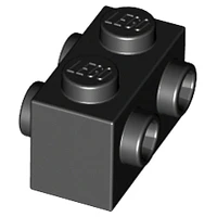Brick, Modificado 1 x 2 con Montantes en 2 Lados