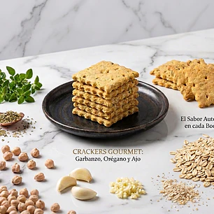 Crackers orégano & ajo