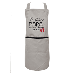 Delantal de Cocina beige