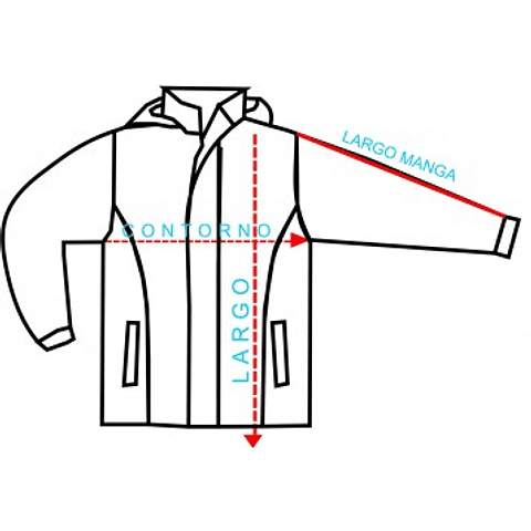 PARKA DESMONTABLE UNISEX  C. FRATERNIDAD