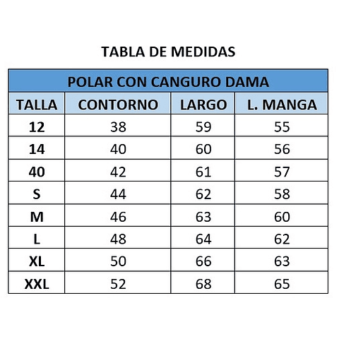 POLAR CANGURO DE VARON CC.CHIGUAYANTE