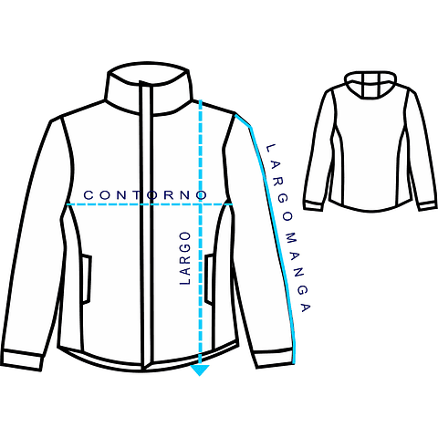 SOFTSHELL DE DAMA CC. PEDRO DE VALDIVIA