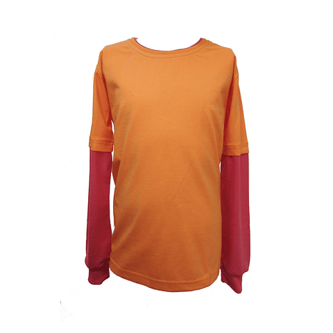 POLERA BICOLOR MANGA LARGA 