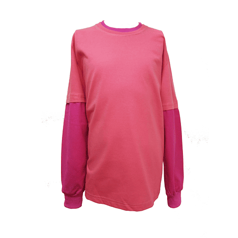 POLERA BICOLOR MANGA LARGA 