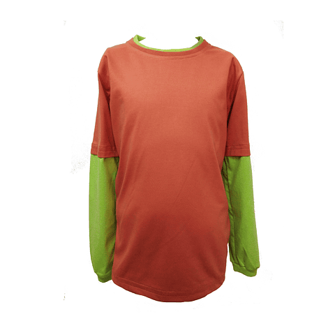 POLERA BICOLOR MANGA LARGA 