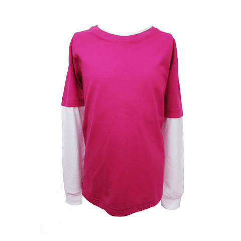 POLERA BICOLOR MANGA LARGA 