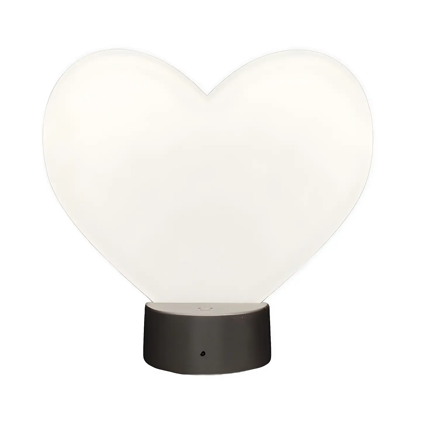 Corazón Luminoso - Lámpara Grande Personalizada 2